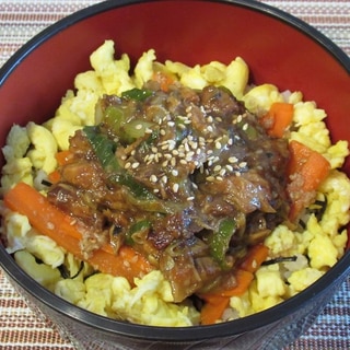 さば味噌煮缶で簡単！さば丼